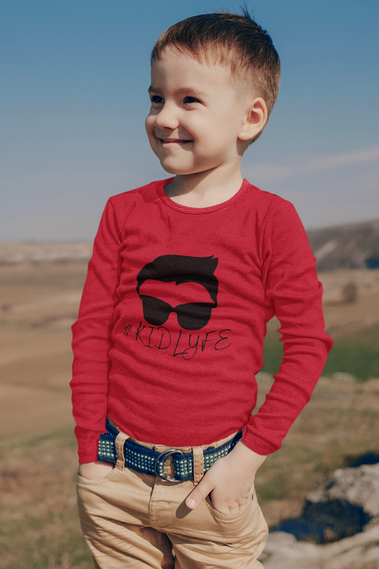 #KIDLYFE boys Toddler Long Sleeve Tee